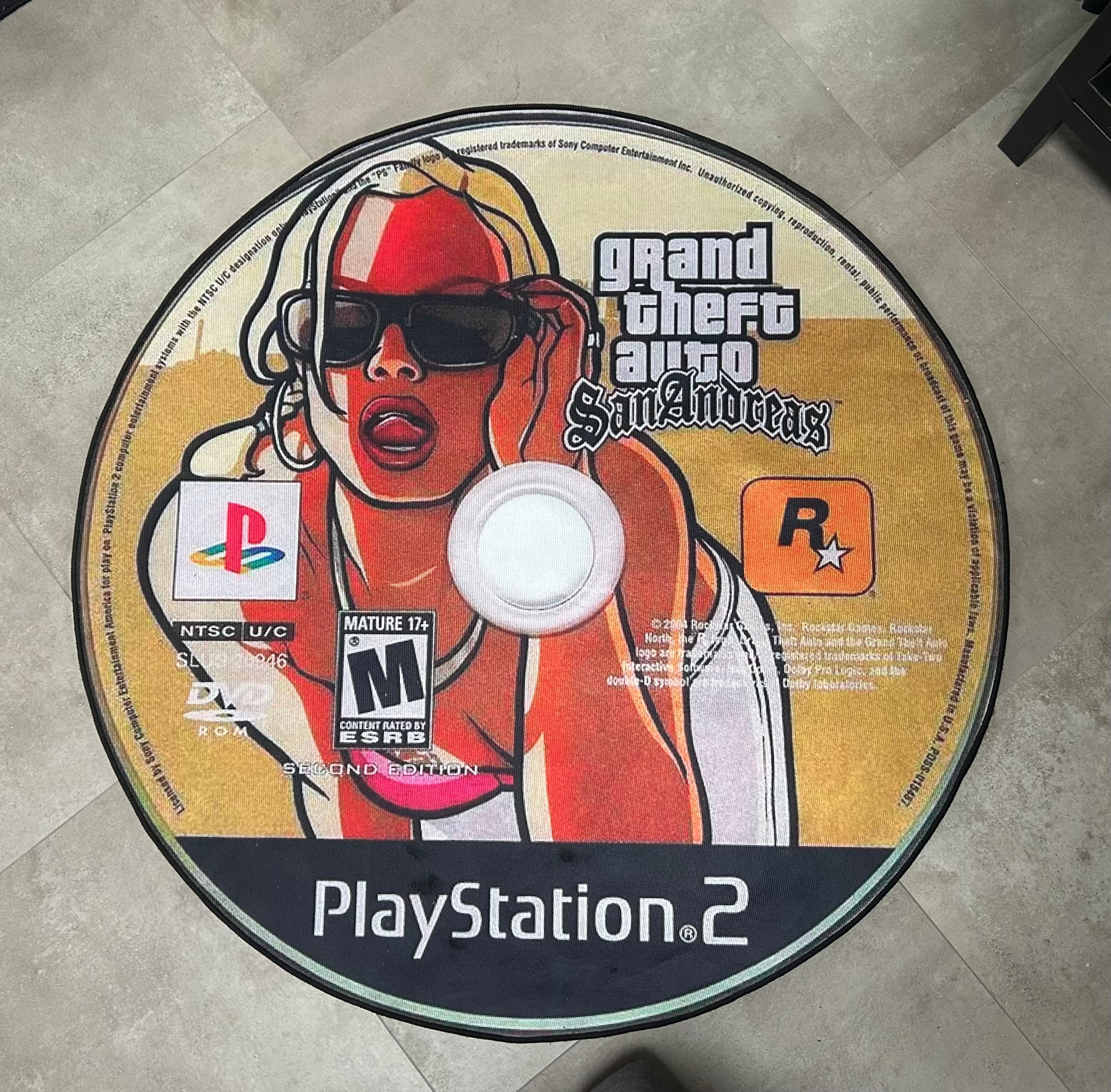 GTA SAN ANDREAS PS2 DISK